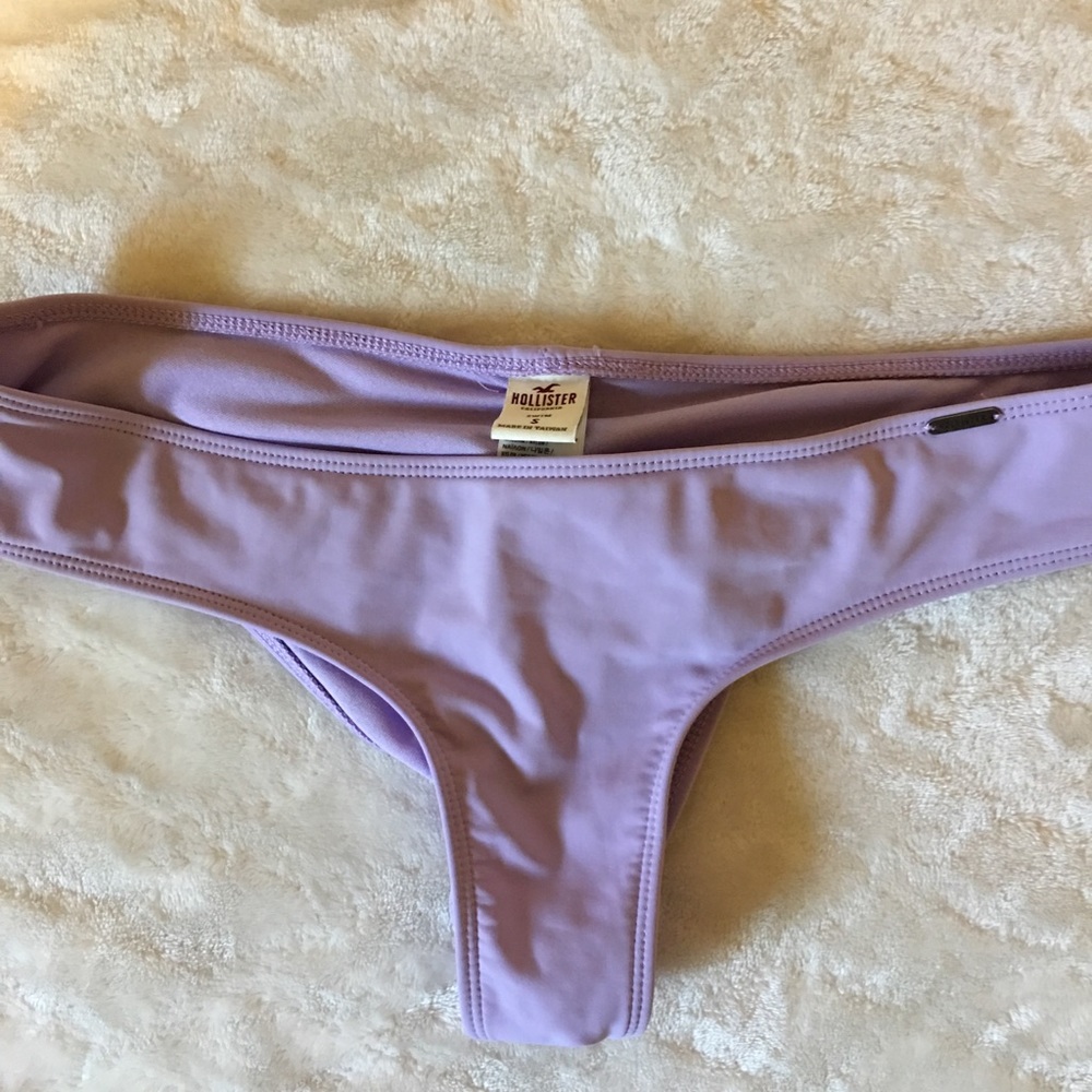 Hollister lilac swim bottoms